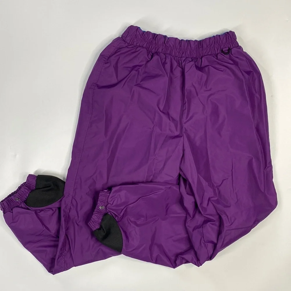 Vintage Columbia Purple Nylon Women's Ski Snow Pants Size XL